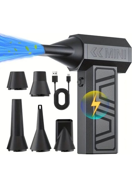 🚀 Kablosuz Mini Hava Üfleyici ve Şarjlı El Süpürgesi: 2'si 1 Arada Yüksek Torklu Temizlik Cihazı fiyatları
