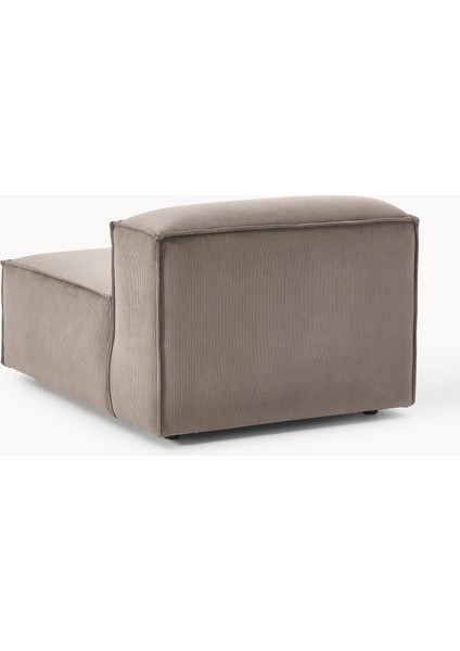 Frida Orta Modül Keten, Nubuk, Fitilli 80X105