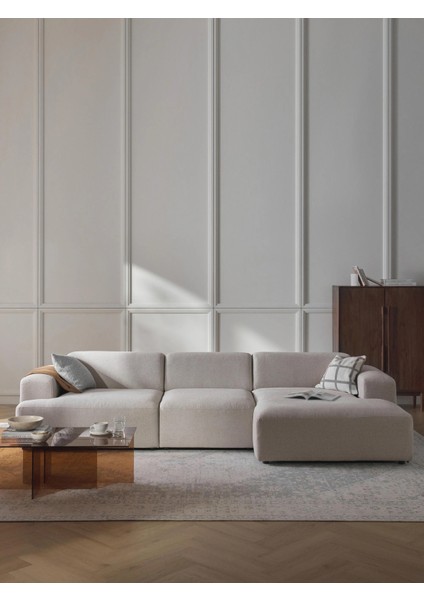 Molly Köşe Koltuk Kırık Beyaz Keten Sağ/sol Köşe 290X180 fiyatları