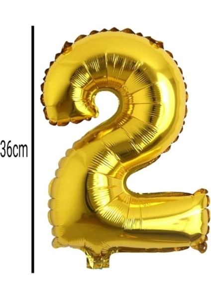 Yılbaşı 2026 Gold Renk Rakam Folyo Balon Küçük Boy 36 cm fiyatları