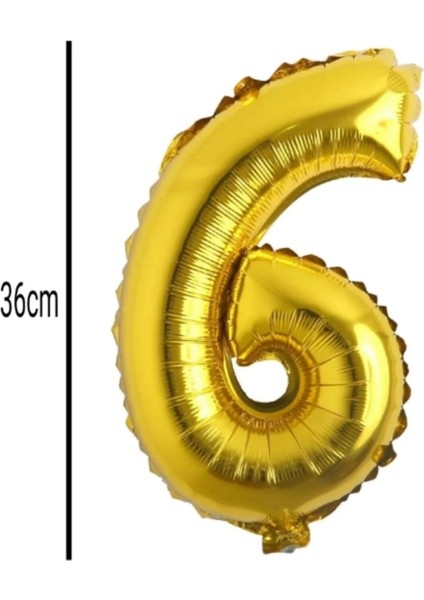 Yılbaşı 2026 Gold Renk Rakam Folyo Balon Küçük Boy 36 cm fırsatları