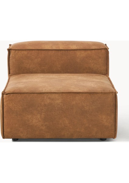 Frida Orta Modül Keten, Nubuk, Fitilli 80X105