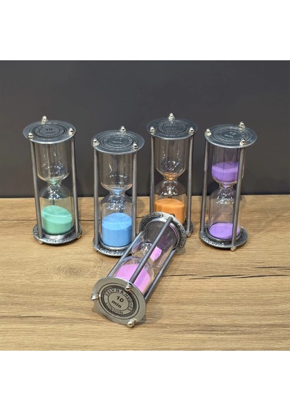 Metal 10 Dakikalık Kum Saati