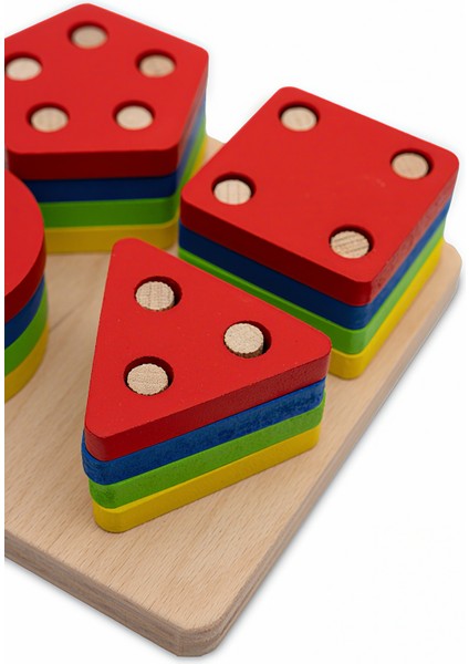 4’lü Bultak Ahşap Geometrik Şekiller fiyatları