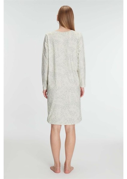 Pamuklu Uzun Kollu Gecelik AX21820 fiyatları