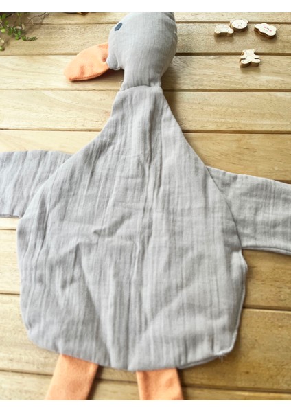 Mammaso Sevimli Ördek %100 Pamuklu 8 Katlı Müslin Uyku Arkadaşı -Bej fiyatları