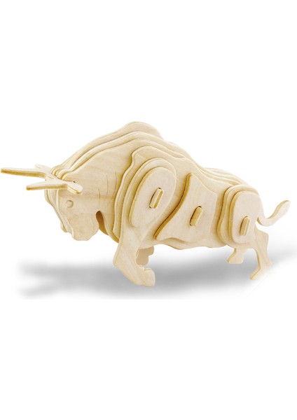 3D Ahşap Puzzle - Boğa fiyatları