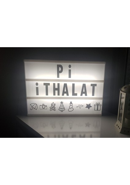 Harflerle Işıklı Mesaj Veren Light Box LED Pano fiyatları
