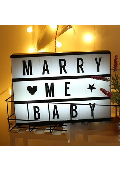 Harflerle Işıklı Mesaj Veren Light Box LED Pano indirimleri