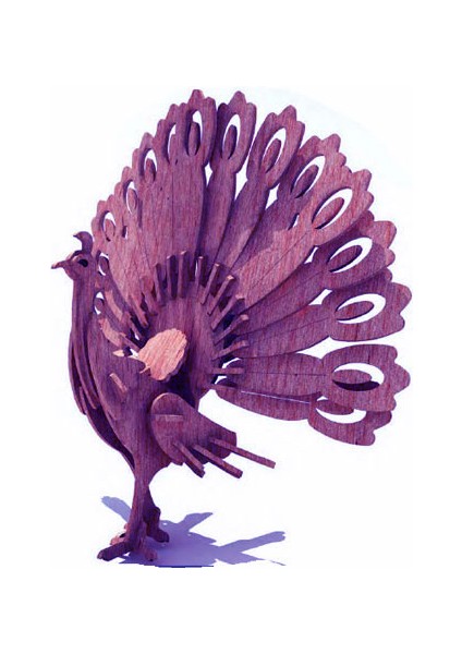 3D Ahşap Puzzle - Motosiklet modelleri