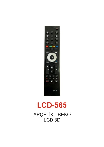 Arçelik - Beko 3D LCD Tv Kumandası - LCD 565