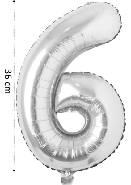 Yılbaşı Hello 2026 Gümüş Renk Rakam Folyo Balon Küçük Boy 36 cm 1 Se fırsatları