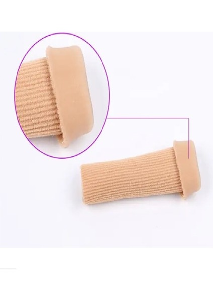 1 Adet Içi Jel Dışı Kumaş Tırnak Batık Koruyucu L Beden modelleri