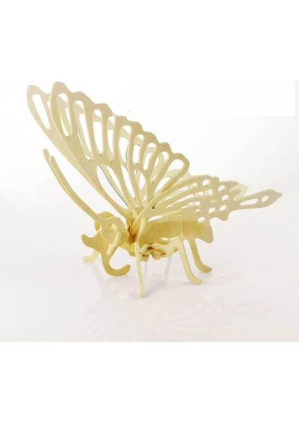 3D Ahşap Puzzle - Kelebek modelleri