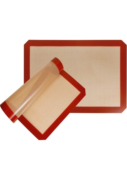 Silikon Yanmaz Yapışmaz Pişirme Matı 40*30 cm Fırın Kağıdı -Hamur Açma Matı modelleri
