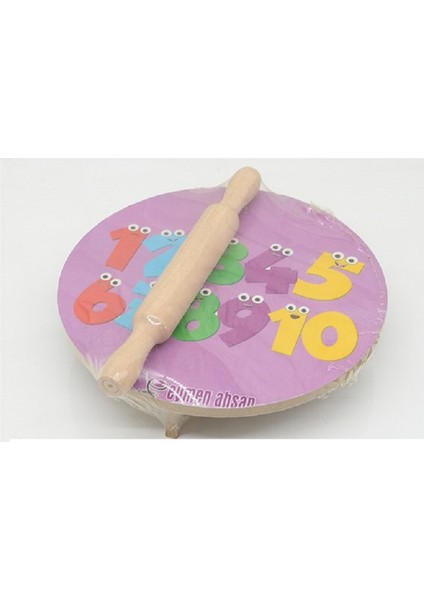 Desenli Mini Sofra Oyun Hamuru Seti - 18 cm fırsatları