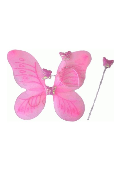 Gösteri Kelebek Kanadı (3 Parça)-Pembe modelleri