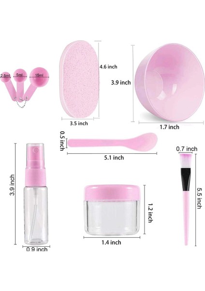 9 Parça Yüz Maskesi Hazırlama Seti Kendin Yap (Dıy) modelleri