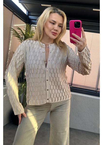 Krem Bürümcük Hırka fiyatları