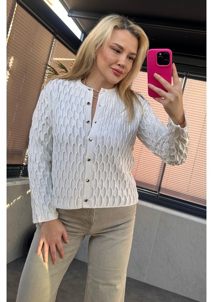 Beyaz Bürümcük Hırka fiyatları