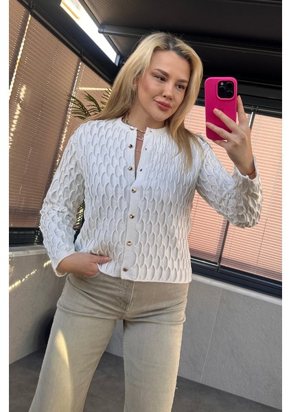 Beyaz Bürümcük Hırka fırsatları