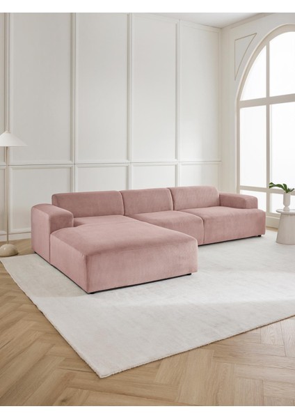 Molly Fitilli Kırık Beyaz Köşe Koltuk Sağ/sol Köşe 290X185