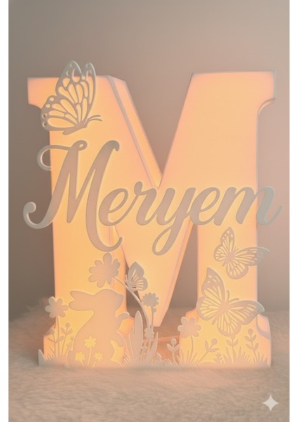 Özel Isim Tasarımlı Masa Lambası Kişiselleştirilebilir Dekoratif Hediye, Sıcak Işık Aydınlatma modelleri