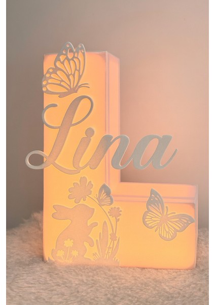 Özel Isim Tasarımlı Masa Lambası Kişiselleştirilebilir Dekoratif Hediye, Sıcak Işık Aydınlatma fırsatları
