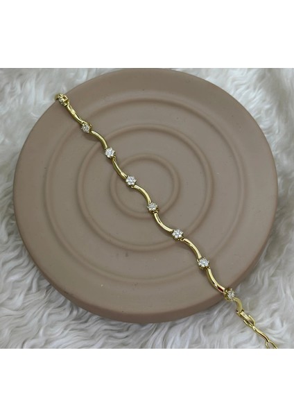 Işıltılı Dal Form Bileklik