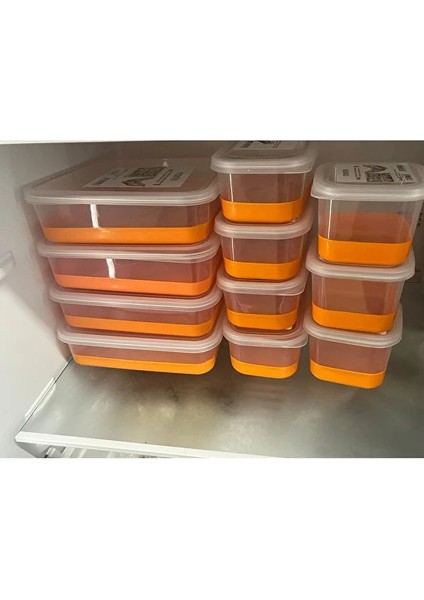 Silikon Bas-Çıkar Tabanlı 12’li Saklama Kabı Seti | Sızdırmaz, Buzdolabı & Derin Dondurucu Düzenleyici indirimleri