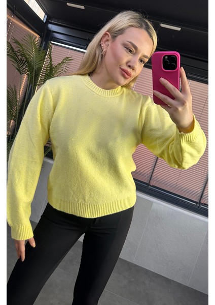 Sarı Simli Yumoş Kazak fırsatları