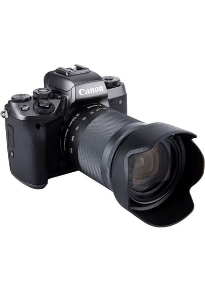 EW-60F Parasoley – Canon Ef-M 18-150MM F/3.5-6.3 Is Stm ve Rf-S 18-150MM Is Stm ile Uyumlu