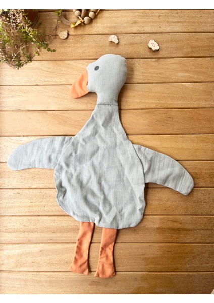 Mammaso Sevimli Ördek %100 Pamuklu 8 Katlı Müslin Uyku Arkadaşı -Yeşil fiyatları