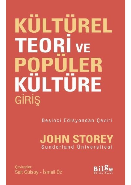 Kültürel Teori ve Popüler Kültüre Giriş