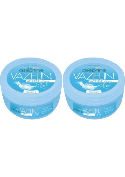 Cire Aseptine Vazelin Klasik 150 ml 2 Adet