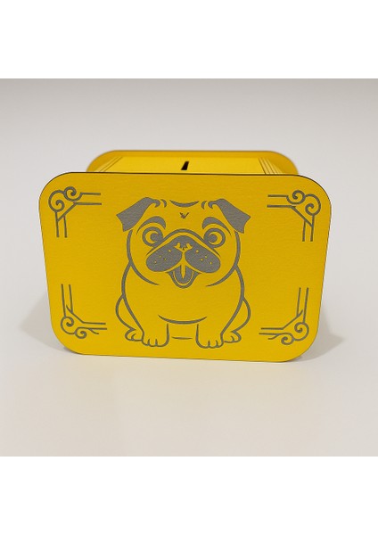 Köpek Kumbara - Ağaç Işleme -Ceviz Ağacı-Pembe fiyatları