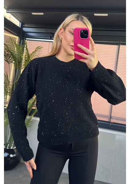 Siyah Simli Yumoş Kazak