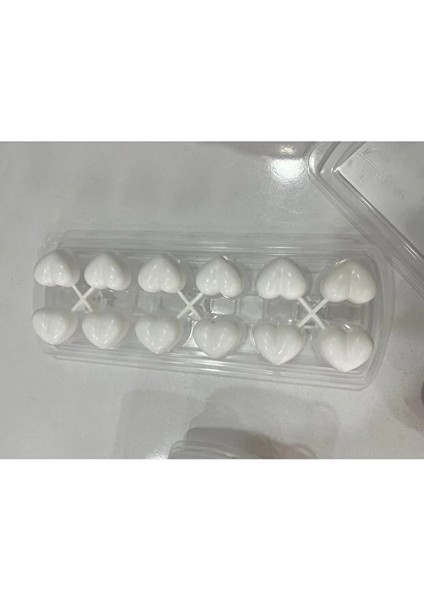 Kalpli Buz Kalıbı 2’li | 12 Hazneli Beyaz Silikon Kapaklı Buzluk Seti | Parti, Ev ve Çocuk İçin Eğlenceli Buz Kalıbı fiyatları