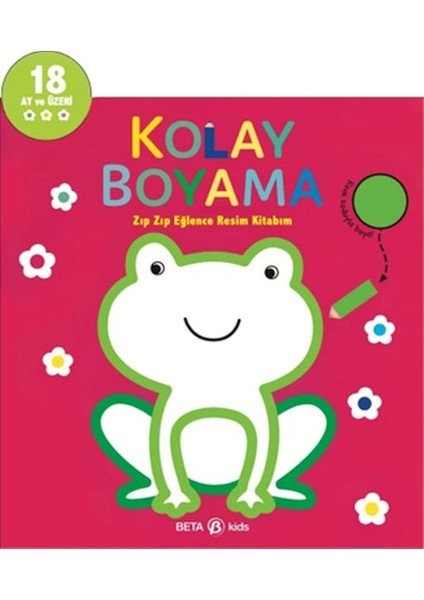 Kolay Boyama Zıp Zıp Eğlence Resim Kitabım