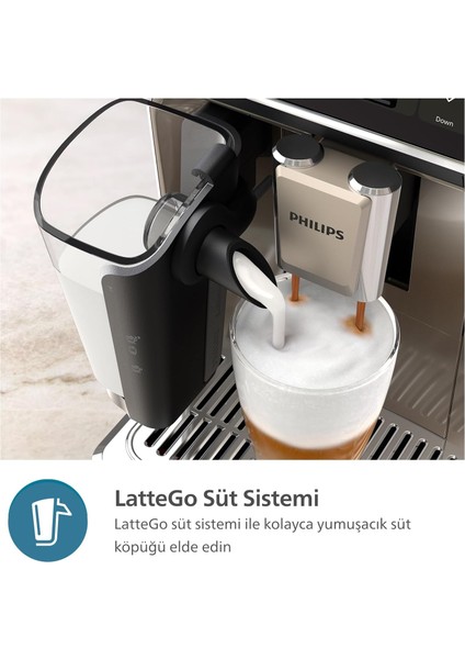 5500 Serisi Lattego Tam Otomatik Kahve Makinesi - Renkli Ekran - Quickstart - Buzlu Kahve +2kg Kahve EP5547 fırsatları