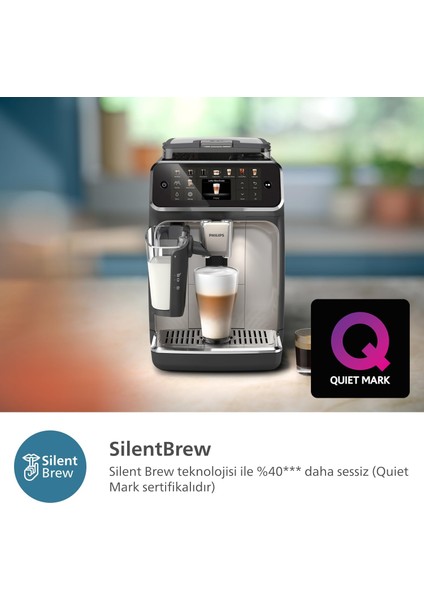 5500 Serisi Lattego Tam Otomatik Kahve Makinesi - Renkli Ekran - Quickstart - Buzlu Kahve +2kg Kahve EP5547