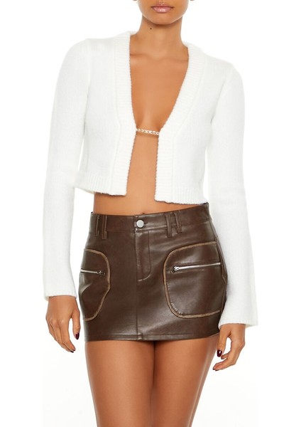 Zincir Detaylı Düğmesiz Hırka fiyatları