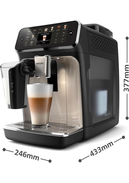 5500 Serisi Lattego Tam Otomatik Kahve Makinesi - Renkli Ekran - Quickstart - Buzlu Kahve +2kg Kahve EP5547