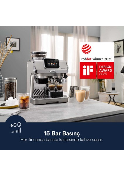 La Specialista Prestigio Manuel Espresso Makinesi - Barista Tipi - Entegre Öğütücü +2kg Kahve EC9455 fiyatları