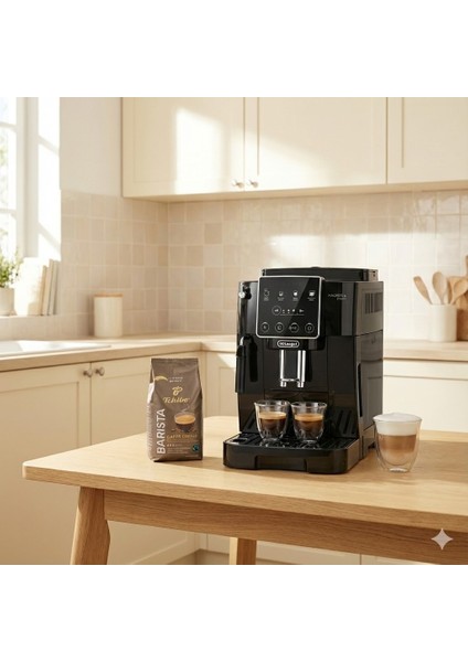 Magnifica Start Tam Otomatik Kahve Makinesi - Soft Touch Panel - Gri/siyah +2kg Kahve ECAM220.22.GB