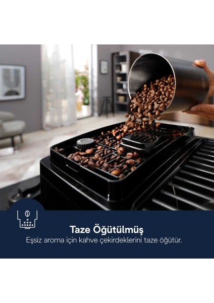 Magnifica Start Tam Otomatik Kahve Makinesi - Soft Touch Panel - Gri/siyah +2kg Kahve ECAM220.22.GB indirimleri