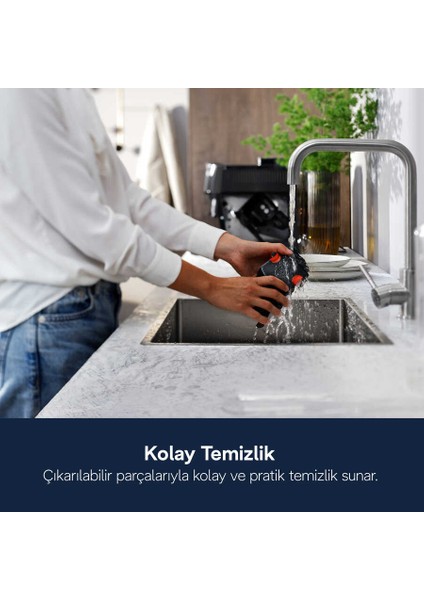 Magnifica Start Tam Otomatik Kahve Makinesi - Soft Touch Panel - Gri/siyah +2kg Kahve ECAM220.22.GB