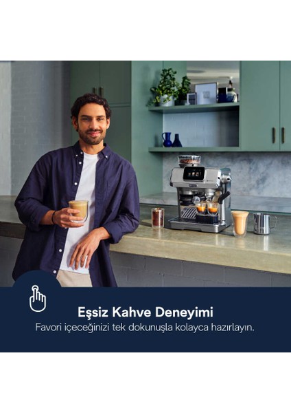 La Specialista Prestigio Manuel Espresso Makinesi - Barista Tipi - Entegre Öğütücü +2kg Kahve EC9455 modelleri