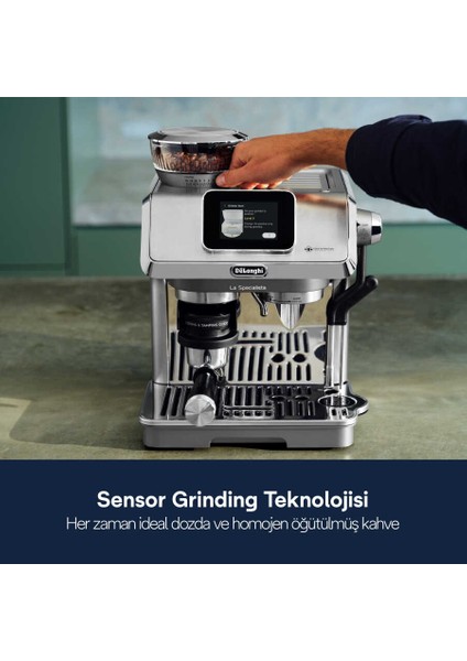 La Specialista Prestigio Manuel Espresso Makinesi - Barista Tipi - Entegre Öğütücü +2kg Kahve EC9455 indirimleri
