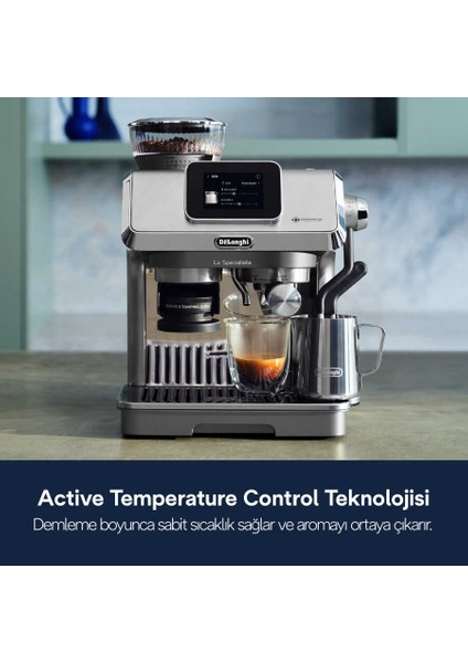 La Specialista Prestigio Manuel Espresso Makinesi - Barista Tipi - Entegre Öğütücü +2kg Kahve EC9455